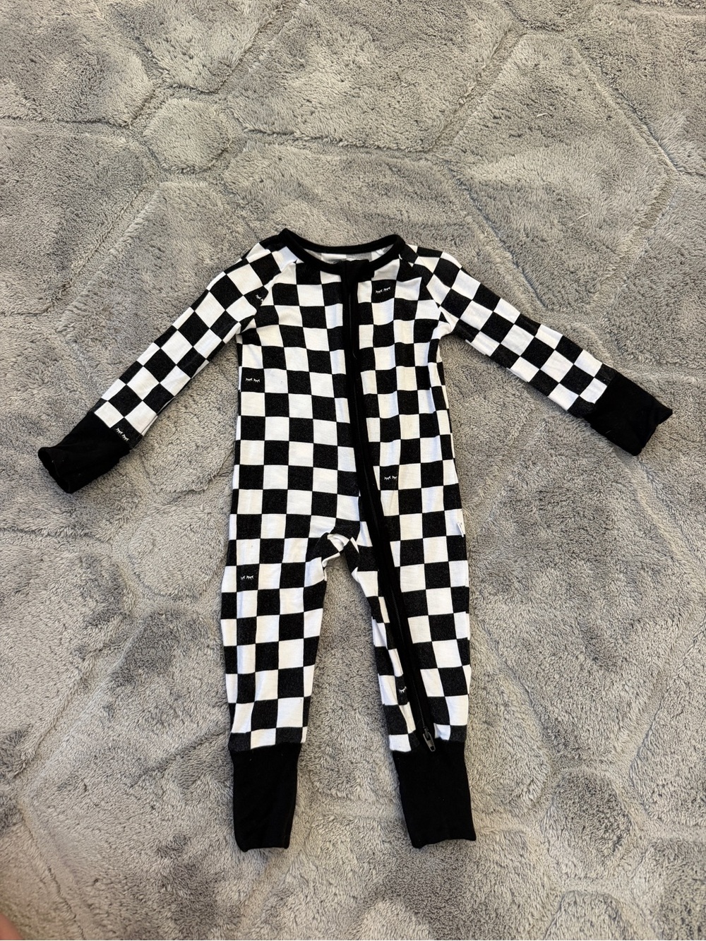 Little Sleepies bamboo zippy cool cheeks 0-3 Months